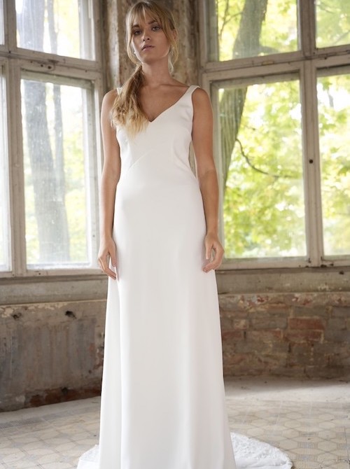 robe de mariée simple 2024