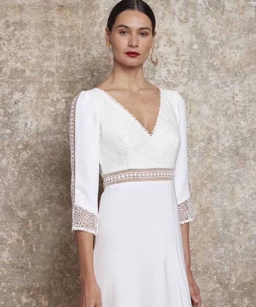 robe de mariée manches longues 2024