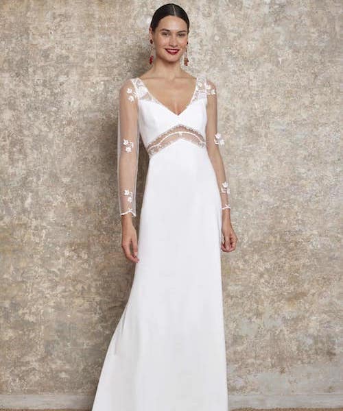 robe de mariée manches longues 2024