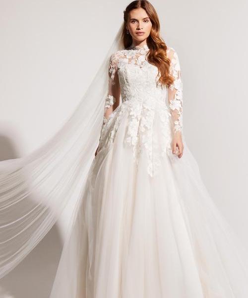 robe de mariée manches longues 2024