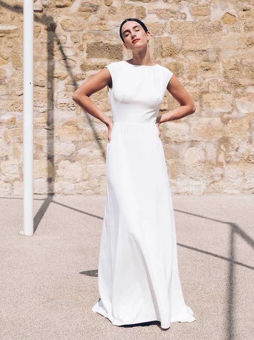 robe de mariée simple 2024