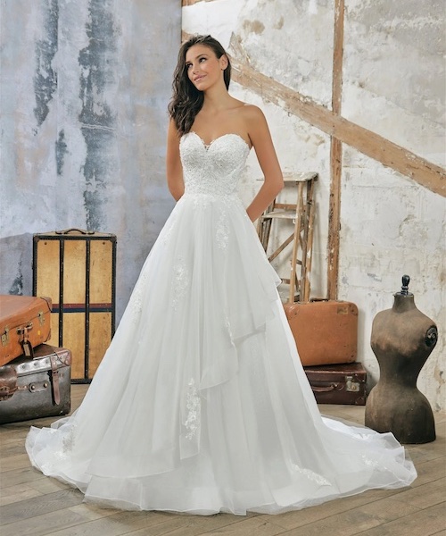 robe de mariée princesse bustier