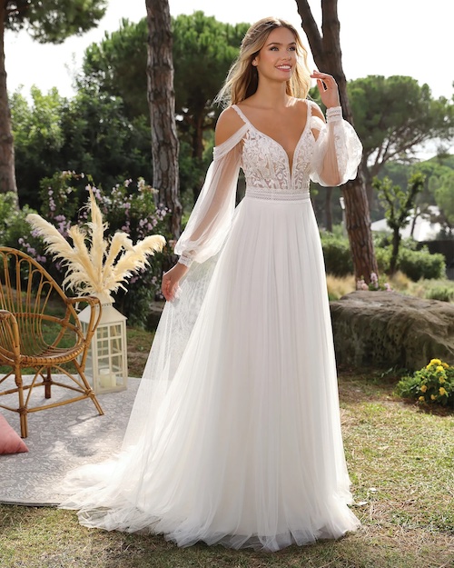 robe de mariée bohème 2024