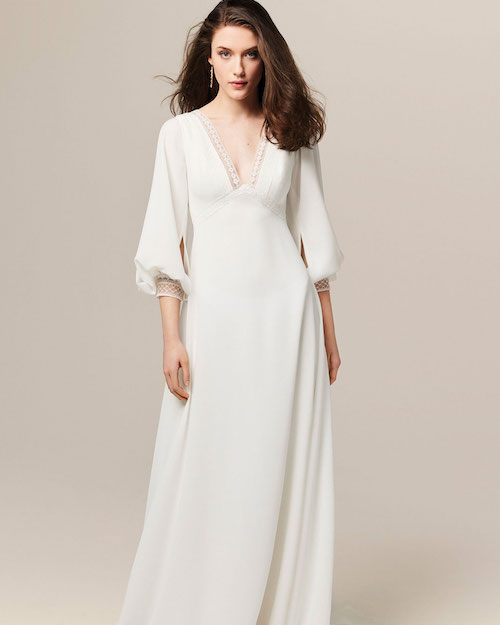 robe de mariée bohème chic 2024