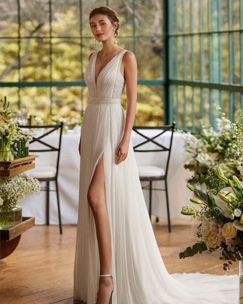 robe de mariée bohème chic 2024