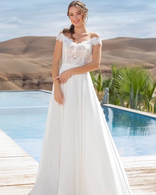 robe de mariée bohème chic 2024