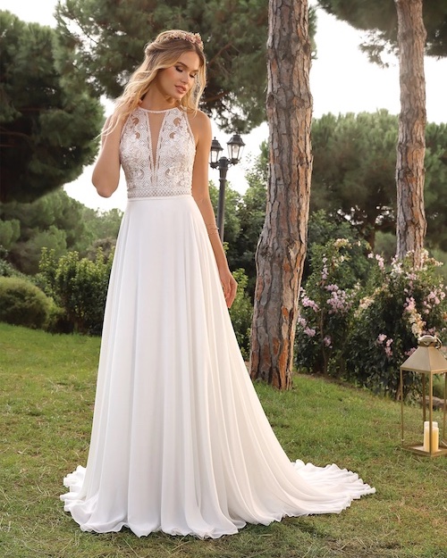 robe de mariée bohème chic 2024