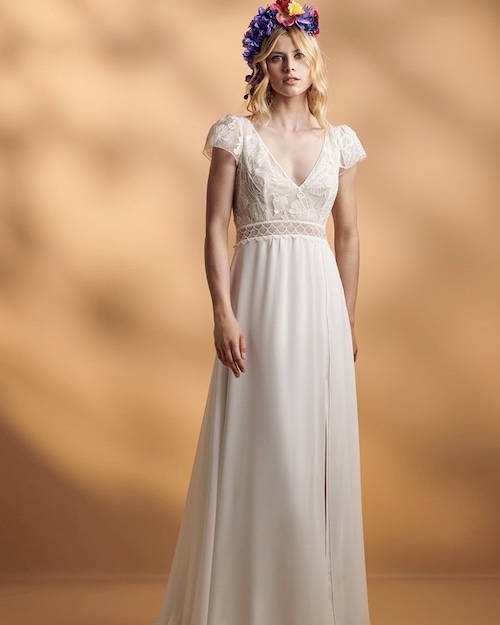 robe de mariée bohème chic 2024