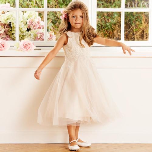 robe cérémonie mariage petite fille, tenue cérémonie enfant