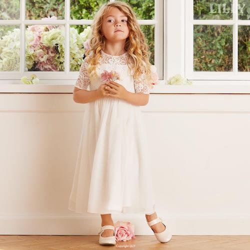 robe cérémonie mariage petite fille, tenue cérémonie enfant