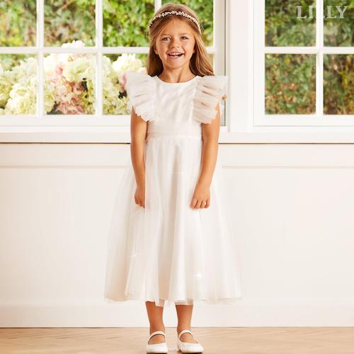 robe cérémonie mariage petite fille, tenue cérémonie enfant