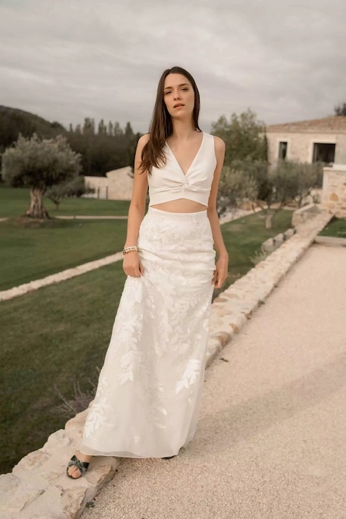 robe de mariée deux pièces 2024