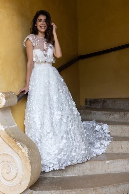 robe de mariée deux pièces 2024