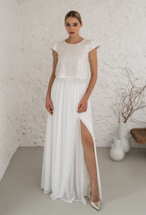 robe de mariée deux pièces 2024