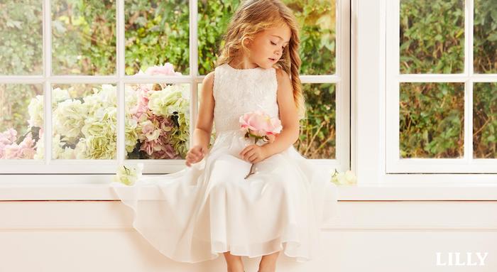 robe cérémonie mariage petite fille, tenue cérémonie enfant