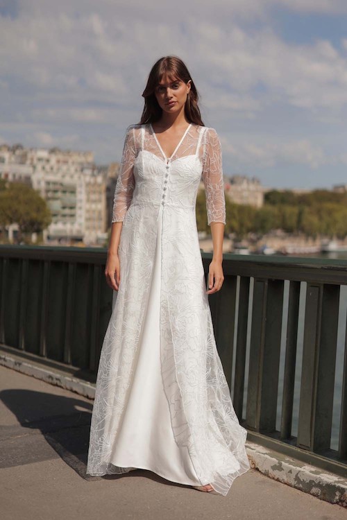 robe de mariée deux pièces 2024