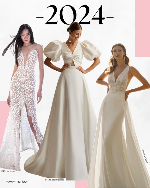 robe de mariée tendance 2024