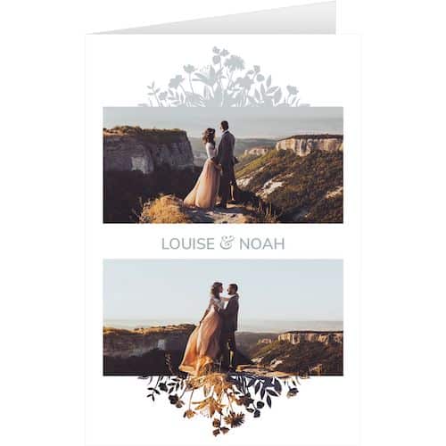 faire-part de mariage avec photos